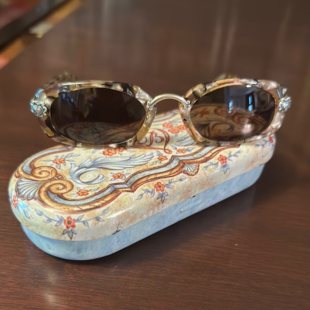Vintage Brighton Sunglasses with Multi and Opalescent Colored Frame